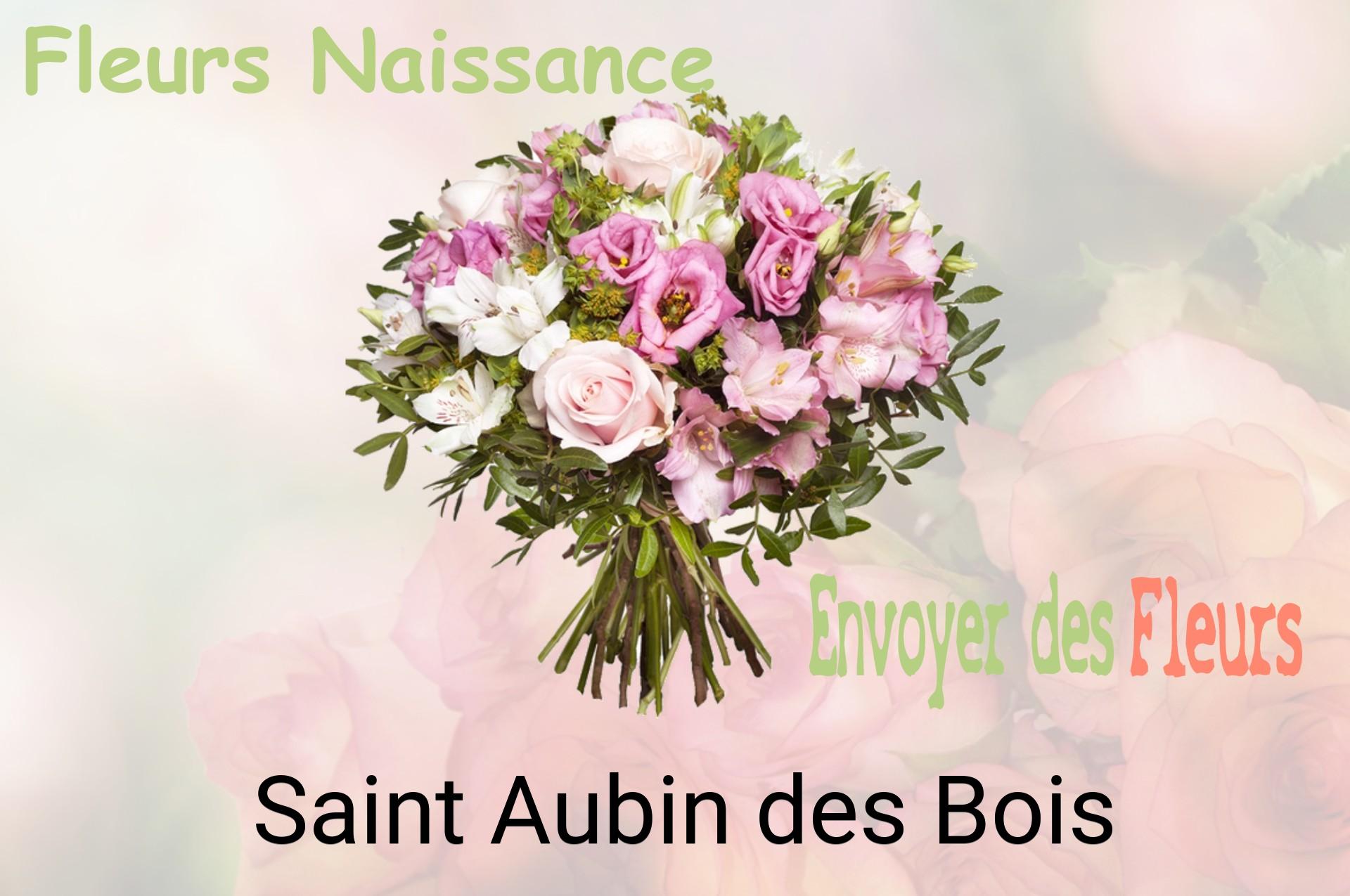 Bouquet de fleurs de naissance livré à Saint-Aubin-des-Bois